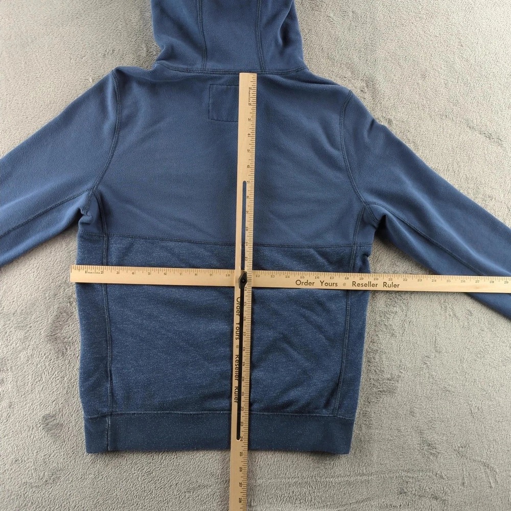 Y2K Abercrombie & Fitch Hoodie Mens Small Blue Pullover Sweatshirt Logo A&F - Picture 5 of 8